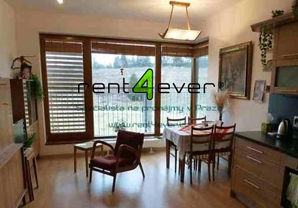 Pronájem bytu, Hrdlořezy, Nad Smetankou, 2+kk, 56 m2, novostavba, cihla, terasa, garáž, zařízený , Rent4Ever.cz