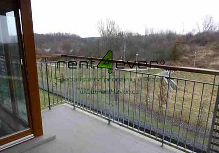 Pronájem bytu, Hrdlořezy, Nad Smetankou, 2+kk, 56 m2, novostavba, cihla, terasa, garáž, zařízený , Rent4Ever.cz