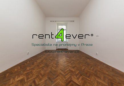 Pronájem bytu, Vinohrady, Polská, 1+1, 50 m2, cihla, komora, nezařízený nábytkem, Rent4Ever.cz