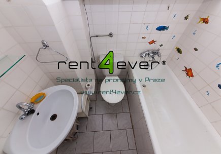 Pronájem bytu, Bubeneč, Rooseveltova, 2+kk ve vile, 43 m2, cihla, zařízený, Rent4Ever.cz
