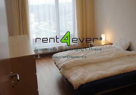 Pronájem bytu, Hrdlořezy, Nad Smetankou, 2+kk, 65 m2, novostavba, cihla, balkon, výtah, zařízený, Rent4Ever.cz