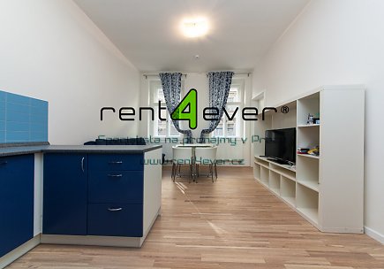 Pronájem bytu, Žižkov, Bořivojova, 2+kk, 45 m2, cihla, po rekonstrukci, výtah, zahrada, zařízený, Rent4Ever.cz
