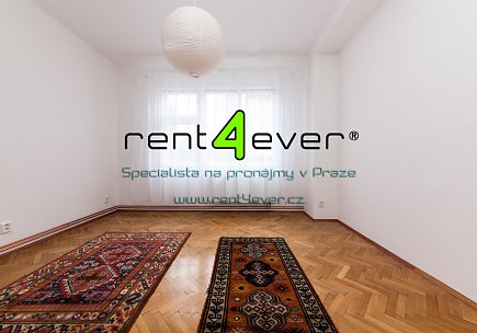 Pronájem bytu, Smíchov, Nad Popelkou, byt 3+1, 75 m2, cihla, lodžie, částečně vybavený nábytkem, Rent4Ever.cz