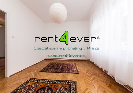 Pronájem bytu, Smíchov, Nad Popelkou, byt 3+1, 75 m2, cihla, lodžie, částečně vybavený nábytkem, Rent4Ever.cz