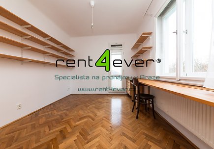 Pronájem bytu, Smíchov, Nad Popelkou, byt 3+1, 75 m2, cihla, lodžie, částečně vybavený nábytkem, Rent4Ever.cz