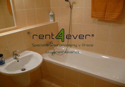 Pronájem bytu, Michle, V dolině, 2+kk, 48 m2, novostavba, 2x balkon, garáž, částečně zařízený, Rent4Ever.cz