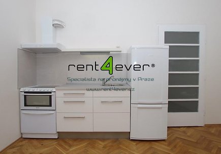 Pronájem bytu, Žižkov, Malešická, 1+kk, 33 m2, cihla, zahrada, sklep, nezařízený, Rent4Ever.cz