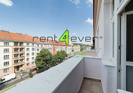 Pronájem bytu, Bubeneč, Jugoslávských partyzánů, 3+1, 112 m2, cihla, 2x balkon, sklep, nezařízený , Rent4Ever.cz