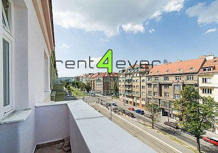Pronájem bytu, Bubeneč, Jugoslávských partyzánů, 3+1, 112 m2, cihla, 2x balkon, sklep, nezařízený , Rent4Ever.cz