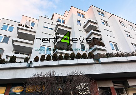 Pronájem bytu, Hlubočepy, Štěpařská, byt 2+kk, 44 m2, novostavba, cihla, balkon, výtah, zařízený, Rent4Ever.cz