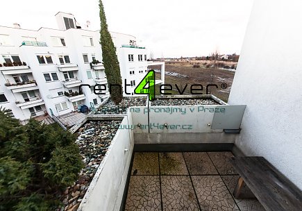 Pronájem bytu, Hlubočepy, Štěpařská, byt 2+kk, 44 m2, novostavba, cihla, balkon, výtah, zařízený, Rent4Ever.cz