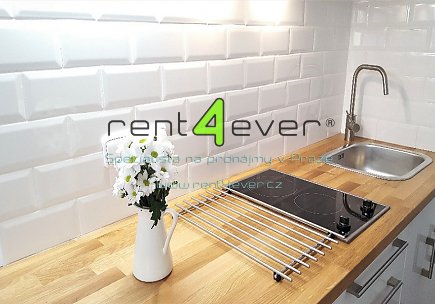 Pronájem bytu, Vinohrady, Sobotecká, byt 1+kk, 21 m2, cihla, po rekonstrukci, zařízený, Rent4Ever.cz