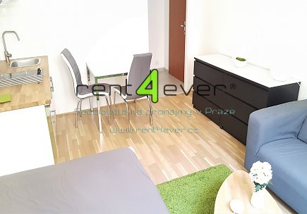 Pronájem bytu, Vinohrady, Sobotecká, byt 1+kk, 21 m2, cihla, po rekonstrukci, zařízený, Rent4Ever.cz