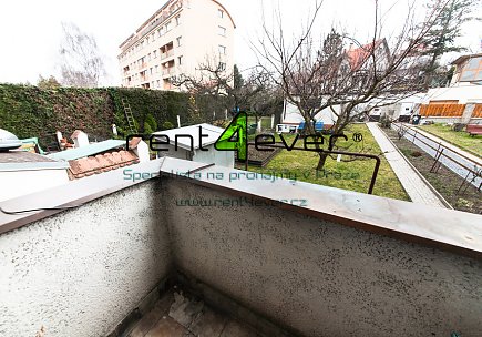 Pronájem bytu, Radlice, Na Farkáně III, byt 2+1, 75 m2, cihla, balkon, zahrada, nezařízený nábytkem, Rent4Ever.cz