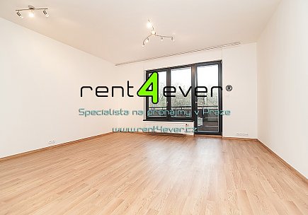 Pronájem bytu, Libeň, V mezihoří, 1+kk, 39 m2, novostavba, balkon, zahrada, výtah, nezařízený, Rent4Ever.cz