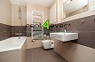 Pronájem bytu, Libeň, V mezihoří, 1+kk, 39 m2, novostavba, balkon, zahrada, výtah, nezařízený, Rent4Ever.cz