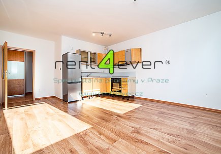 Pronájem bytu, Libeň, Kovanecká, 2+kk, 53 m2, novostavba, balkon, garáž, sklep, část. zařízený , Rent4Ever.cz