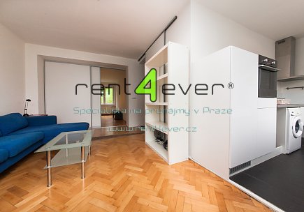 Pronájem bytu, Břevnov, Bělohorská, 2+kk, 64 m2, po rekonstrukci, sklep, část. zařízený nábytkem, Rent4Ever.cz