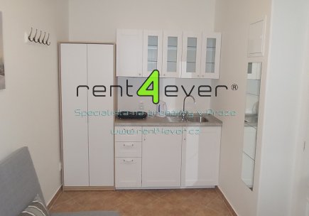 Pronájem bytu, Smíchov, U Pernikářky, 1+kk, 22 m2, cihla, výtah, komora, zařízený, Rent4Ever.cz