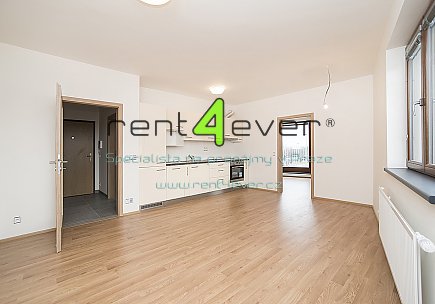 Pronájem bytu, Liboc, Evropská, byt 2+kk, 47 m2, novostavba, terasa, výtah, nezařízený, Rent4Ever.cz