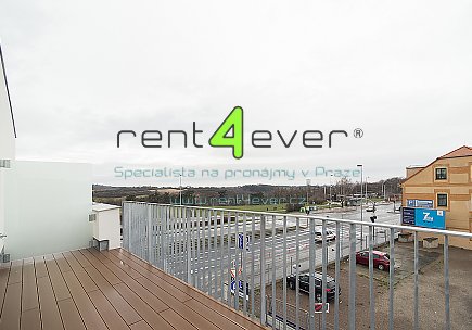 Pronájem bytu, Liboc, Evropská, byt 2+kk, 47 m2, novostavba, terasa, výtah, nezařízený, Rent4Ever.cz