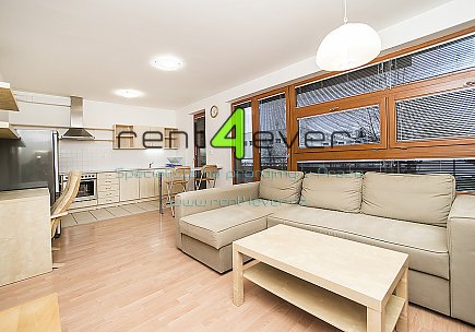 Pronájem bytu, Hlubočepy, Štěpařská, 2+kk, 71 m2, novostavba, sklep, šatna, garáž, balkon, zařízený, Rent4Ever.cz