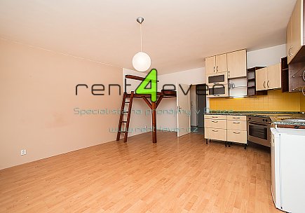 Pronájem bytu, Libuš, Libušská, 1+kk, 35 m2, novostavba, sklep, vestavěné patro, kompletně zařízený, Rent4Ever.cz