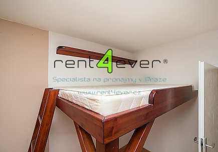 Pronájem bytu, Libuš, Libušská, 1+kk, 35 m2, novostavba, sklep, vestavěné patro, kompletně zařízený, Rent4Ever.cz