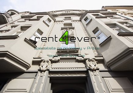 Pronájem bytu, Bubeneč, U studánky, 2+1, 75 m2, cihla, nezařízený, Rent4Ever.cz