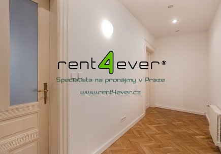 Pronájem bytu, Bubeneč, U studánky, 2+1, 75 m2, cihla, nezařízený, Rent4Ever.cz