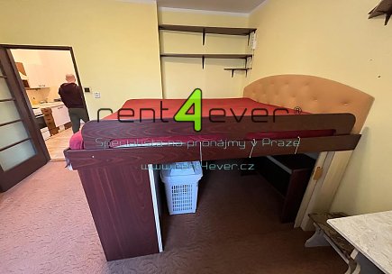 Pronájem bytu, Liboc, Nová Šárka, 1+1 v RD, 26 m2, cihla, zahrada, zařízený nábytkem, Rent4Ever.cz