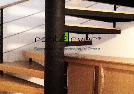 Pronájem bytu, Modřany, Semická, mezonetový 4+kk, 130 m2, novostavba, balkon, částečně zařízený, Rent4Ever.cz