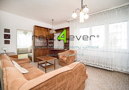 Pronájem bytu, Strašnice, Přetlucká, byt 3+1, 78 m2,  šatna, částečně vybavený nábytkem, Rent4Ever.cz