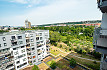 Pronájem bytu, Vysočany, Pod Harfou, 1+kk, 25m2, novostavba, cihla, výtah, balkon, zařízený, Rent4Ever.cz