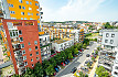 Pronájem bytu, Vysočany, Pod Harfou, 1+kk, 25m2, novostavba, cihla, výtah, balkon, zařízený, Rent4Ever.cz