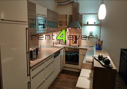 Pronájem bytu, Satalice, K nádraží, 1+kk, 46.8 m2, novostavba, lodžie, komora,  zařízeno, Rent4Ever.cz