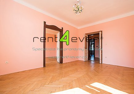 Pronájem bytu, Smíchov, Svornosti, byt 2+1, 70 m2, cihla, po rekonstrukci, nezařízený nábytkem, Rent4Ever.cz