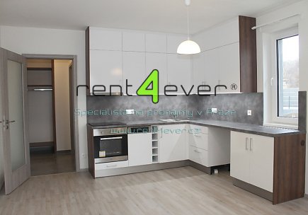 Pronájem bytu, Metro B Kolbenova, byt 1+kk, 36 m2, novostavba, sklep, garážové stání, nevybavený, Rent4Ever.cz
