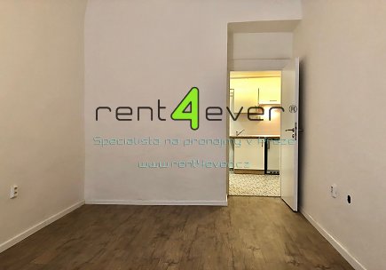 Pronájem bytu, Metro A Dejvická, 1+kk, 17 m2, cihla, po rekonstrukci, polosuterén, nevybavený, Rent4Ever.cz