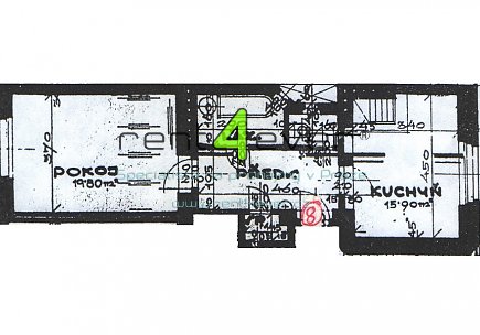 Pronájem bytu, Metro A Strašnická, ul. Za Poštou, 2+kk, 56 m2, cihla, po rekonstrukci, nezařízený, Rent4Ever.cz