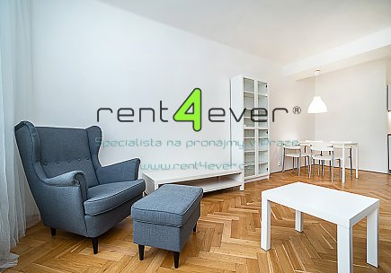 Pronájem bytu, Vršovice, Bělocerkevská, byt 2+kk, 51 m2, pouze krátkodobý pronájem 3/2023 - 7/2023, Rent4Ever.cz
