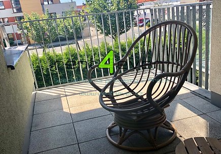 Pronájem bytu, Metro C Kobylisy, Ke Stírce, byt 2+kk, 54 m2, novostavba, 2x balkon, vybavený, Rent4Ever.cz