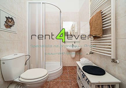 Pronájem bytu, Metro B Anděl, Jindřicha Plachty, 2+kk, 48.94 m2, cihla, balkon, vybavený nábytkem, Rent4Ever.cz