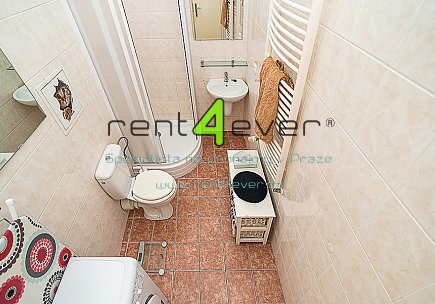 Pronájem bytu, Metro B Anděl, Jindřicha Plachty, 2+kk, 48.94 m2, cihla, balkon, vybavený nábytkem, Rent4Ever.cz