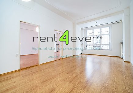 Pronájem bytu, Metro B Karlovo náměstí, Trojanova, 2+1 (2+kk), 71 m2, cihla, nezařízený nábytkem, Rent4Ever.cz