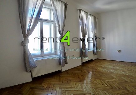 Pronájem bytu, Metro C I.P. Pavlova, Bělehradská, byt 2+1, 70 m2, cihla, sklep, nevybavený, Rent4Ever.cz