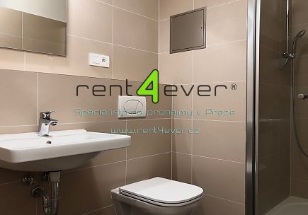Pronájem bytu, Letňany, Škrábkových, byt 1+kk, 35 m2, novostavba, balkon, nevybavený, Rent4Ever.cz