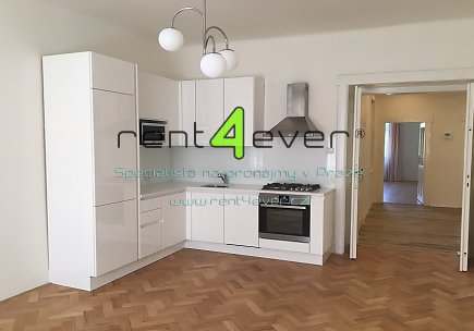 Pronájem bytu, Vinohrady, Slezská, byt 3+kk, 84 m2, cihla, po kompletní rekonstrukci, nevybavený, Rent4Ever.cz