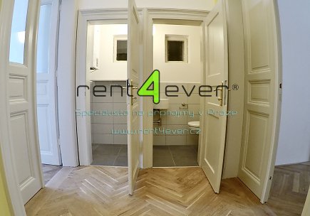 Pronájem bytu, Smíchov, Lidická, byt 2+1, 75 m2, cihla, po rekonstrukci, komora, výtah, nevybavený, Rent4Ever.cz