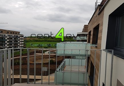 Pronájem bytu, Hlubočepy, Vítové, byt 1+kk, 37.7 m2, novostavba, balkon, nevybavený nábytkem, Rent4Ever.cz